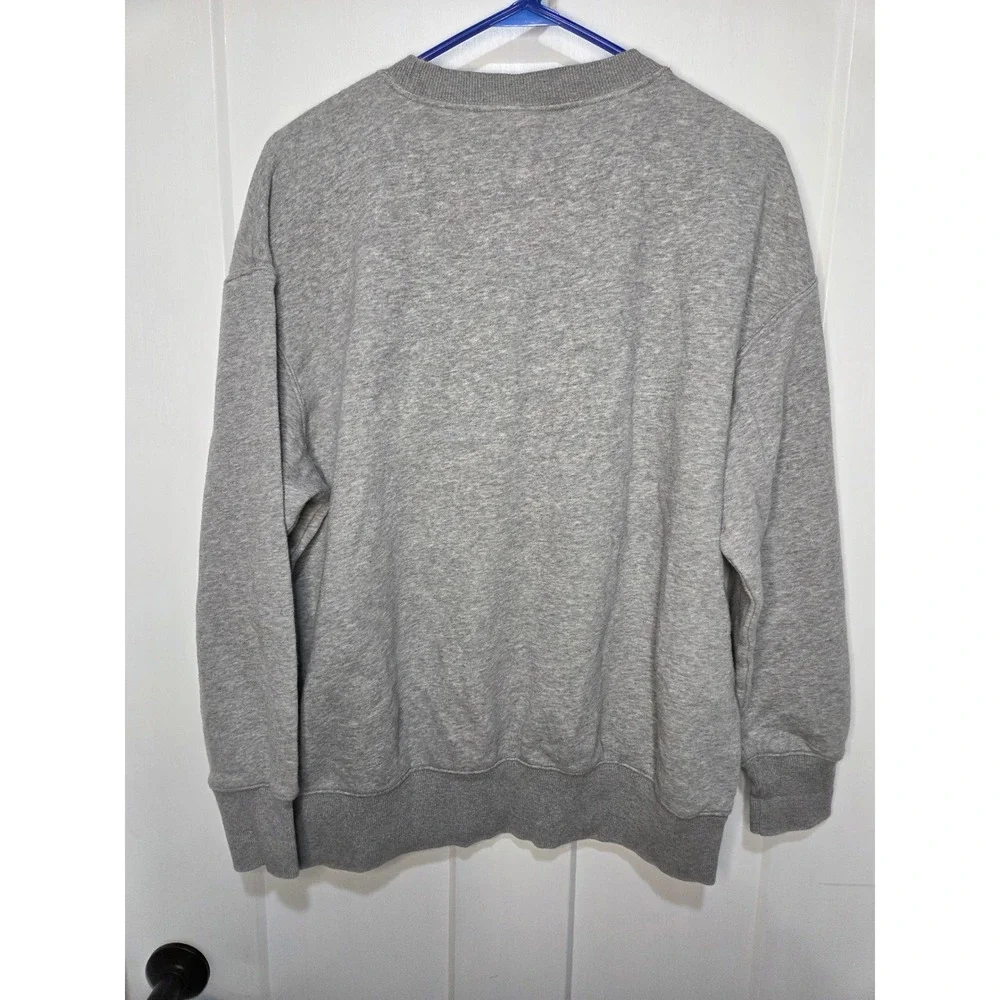 Nike Sportswear‎ Essential Fleece Crewneck Sweatshirt Heather Grey Small Swoosh